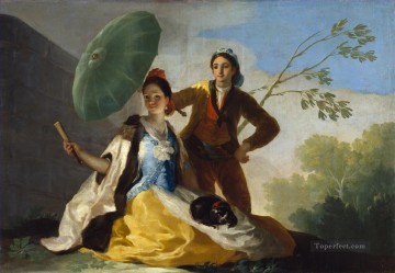 Francisco goya Painting - El Parasol Francisco de Goya
